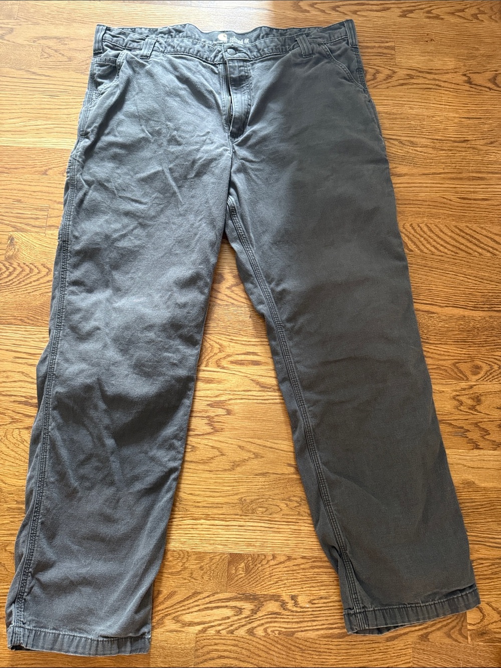 Carhartt Men's Relaxed Fit Pants in Charcoal